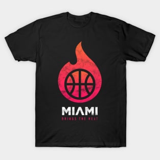 Modern Flaming Miami Heat 2021 Logo Redesign T-Shirt